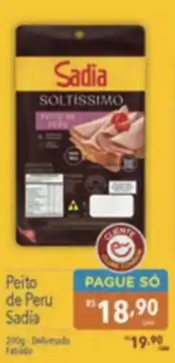 Supermercados Condor Peito de Peru Sadia oferta