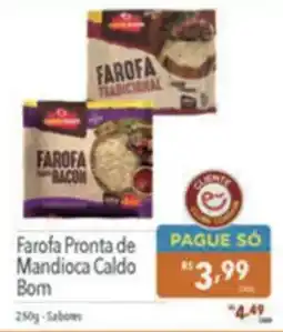 Supermercados Condor Farofa Pronta de Mandioca Caldo Bom oferta