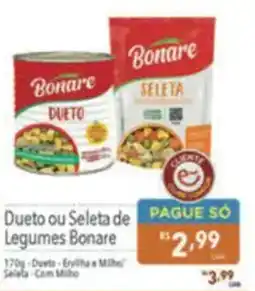 Supermercados Condor Dueto ou Seleta de Legumes Bonare oferta