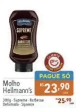 Supermercados Condor molho hellmann's supreme barbecue defumado squeeze oferta