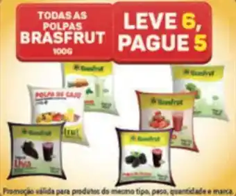 Supermercados Condor Todas as polpas brasfrut oferta