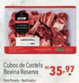 Supermercados Condor Cubos de Costela Bovina Reserva oferta