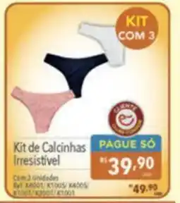 Supermercados Condor Kit de calcinhas irresistivel oferta