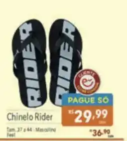 Supermercados Condor Chinelo rider oferta