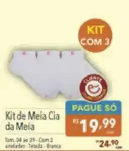 Supermercados Condor Kit de Meia Cia da Meia oferta