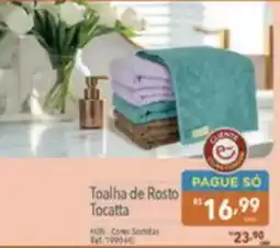 Supermercados Condor Toalha de Rosto Tocatta oferta