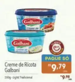 Supermercados Condor Creme de Ricota Galbani oferta