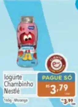 Supermercados Condor logurte chambinho nestlé oferta