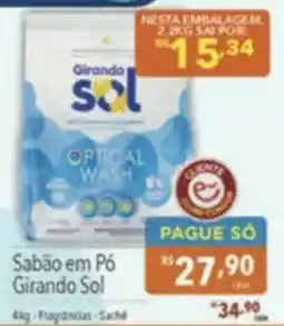 Supermercados Condor Sabão em Pó Girando Sol oferta