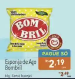 Supermercados Condor Esponja de Aço Bombril oferta
