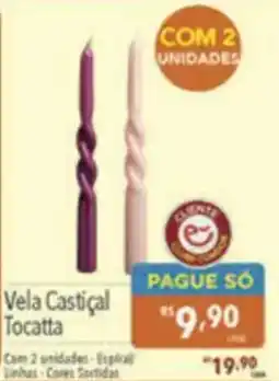 Supermercados Condor Vela Castiçal Tocatta oferta