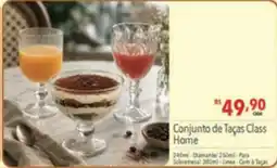 Supermercados Condor Conjunto de Taças Class Home oferta