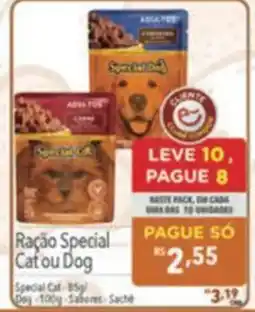 Supermercados Condor Ração Special Cat ou Dog oferta