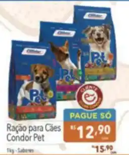 Supermercados Condor Ração para Cães Condor Pet oferta