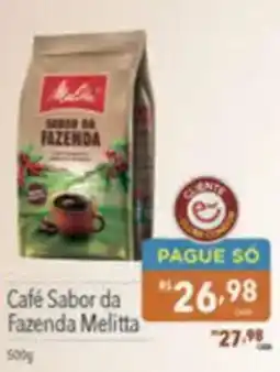 Supermercados Condor Café Sabor da Fazenda Melitta oferta