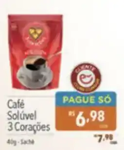 Supermercados Condor Café Solúvel 3 Corações oferta
