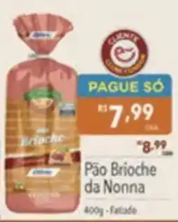 Supermercados Condor Pão Brioche da Nonna oferta