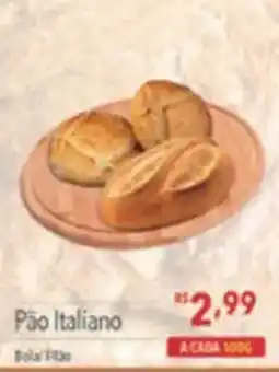 Supermercados Condor Pão Italiano oferta