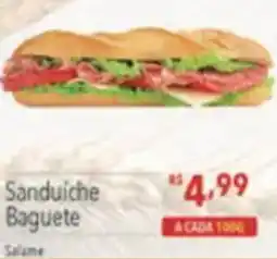 Supermercados Condor Sanduiche Baguete Salame oferta