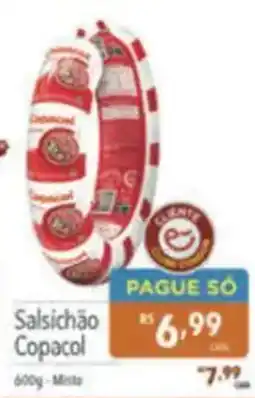 Supermercados Condor Salsichão Copacol oferta