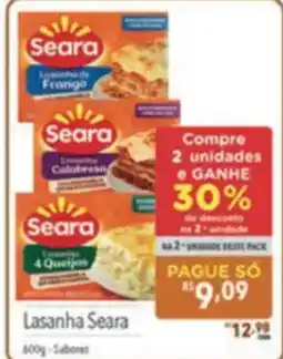 Supermercados Condor Lasanha seara oferta