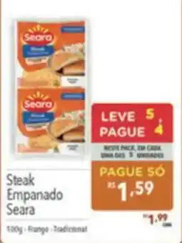 Supermercados Condor Steak Empanado Seara oferta