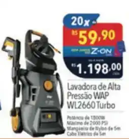 Supermercados Condor Lavadora de Alta Pressão WAP WL2660 Turbo oferta