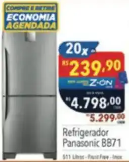 Supermercados Condor Refrigerador Panasonic BB71 oferta