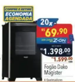 Supermercados Condor Fogão Dako Magister oferta