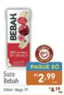 Supermercados Condor Suco Bebah oferta