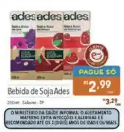 Supermercados Condor Bebida de Soja Ades oferta