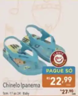 Supermercados Condor Chinelo Ipanema oferta