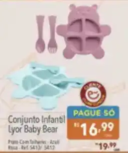 Supermercados Condor Conjunto Infantil Lyor Baby Bear oferta