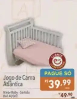 Supermercados Condor Jogo de Cama Atlântica oferta