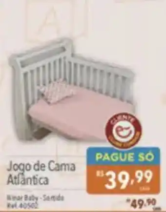 Supermercados Condor Jogo de Cama Atlântica oferta
