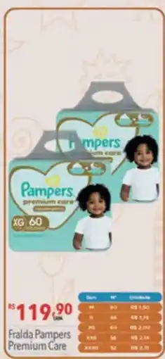 Supermercados Condor Fralda Pampers Premium Care oferta