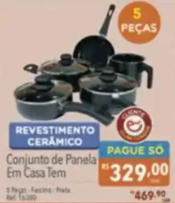 Supermercados Condor Conjunto de Panela Em Casa Tem oferta