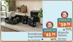 Supermercados Condor Escorredor para Louça Sanremo oferta