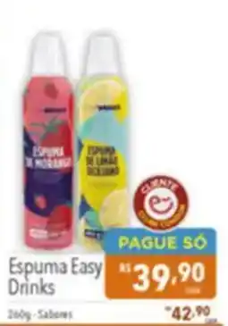 Supermercados Condor Espuma Easy Drinks oferta