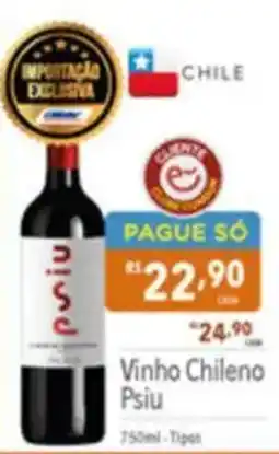 Supermercados Condor Vinho Chileno Psiu oferta