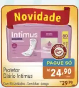 Supermercados Condor Protetor Diário Intimus oferta