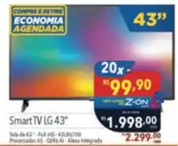 Supermercados Condor Smart TV LG 43" oferta