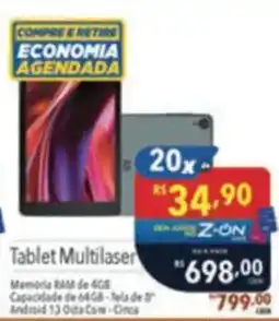 Supermercados Condor Tablet Multilaser oferta