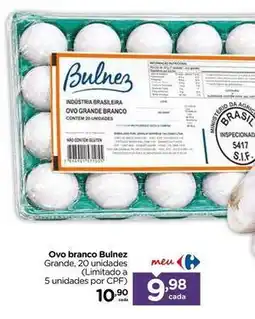 Carrefour Bulnez - ovo branco oferta