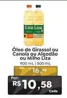 Novo Atacarejo Liza - óleo de girassol ou canola ou algodão ou milho oferta
