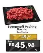 Novo Atacarejo Strogonoff patinho bovino oferta