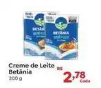 Novo Atacarejo Betânia - creme de leite oferta