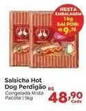 Novo Atacarejo Perdigão - salsicha hot dog oferta
