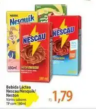 Atacadão Nestlé - bebida láctea nescau/nesquik/neston oferta