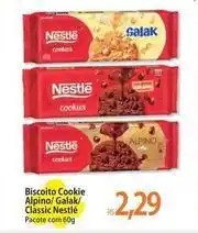 Atacadão Nestlé - biscoito cookie alpino/ galak/ classic oferta